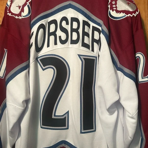 Starter Vintage Peter Forsberg #21 Colorado Avalanche NHL Jersey Men’s XXL - Picture 2 of 3